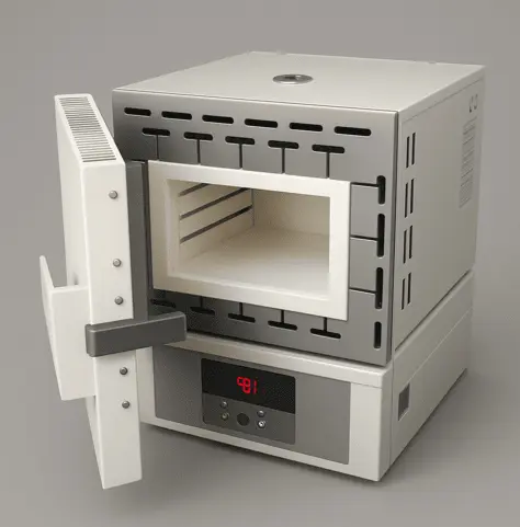 1500C 1-3 Zone Top-Open Tube Furnace with Alumina Tube and Sealing Flanges